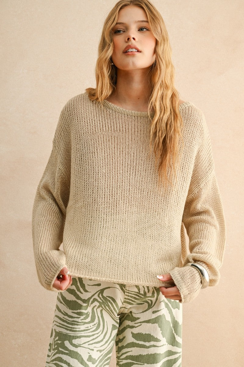 Light Weight Loose fit Knit Top