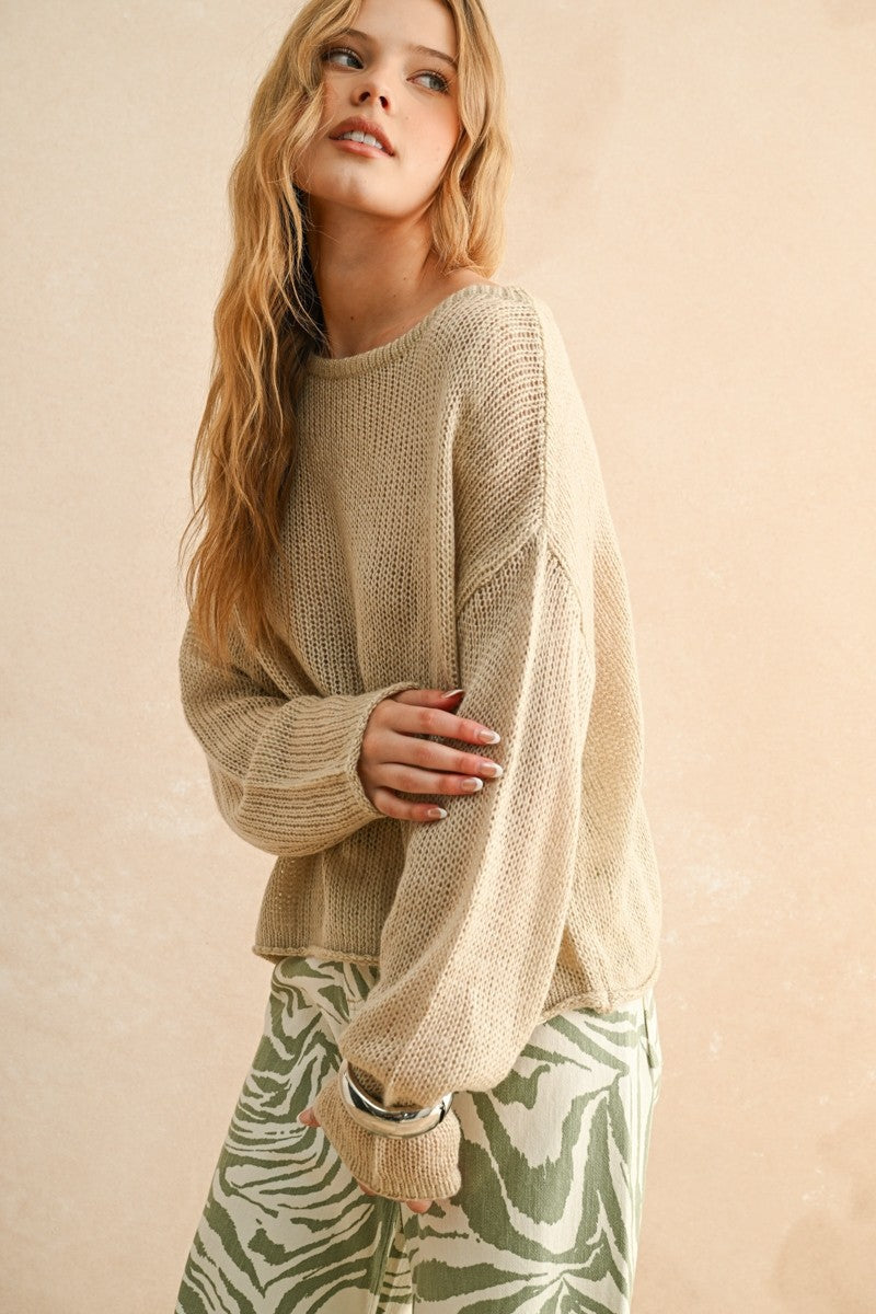 Light Weight Loose fit Knit Top