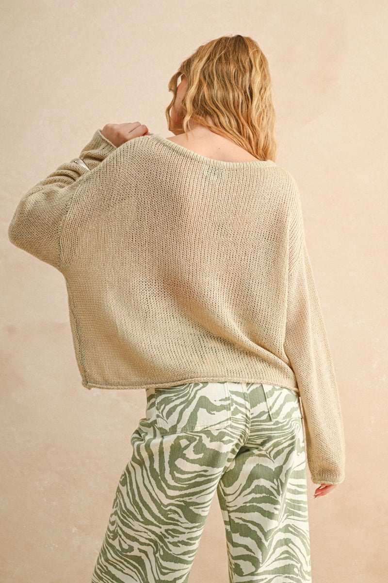 Light Weight Loose fit Knit Top