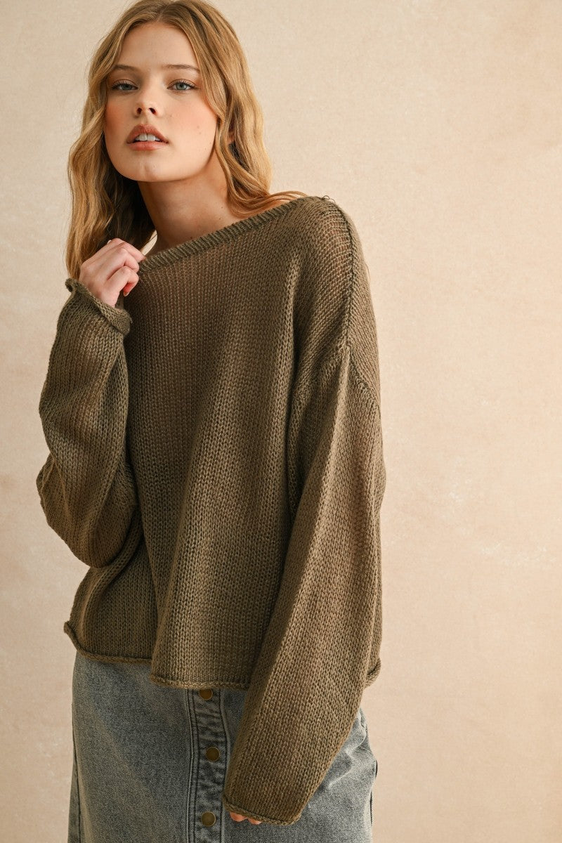 Light Weight Loose fit Knit Top