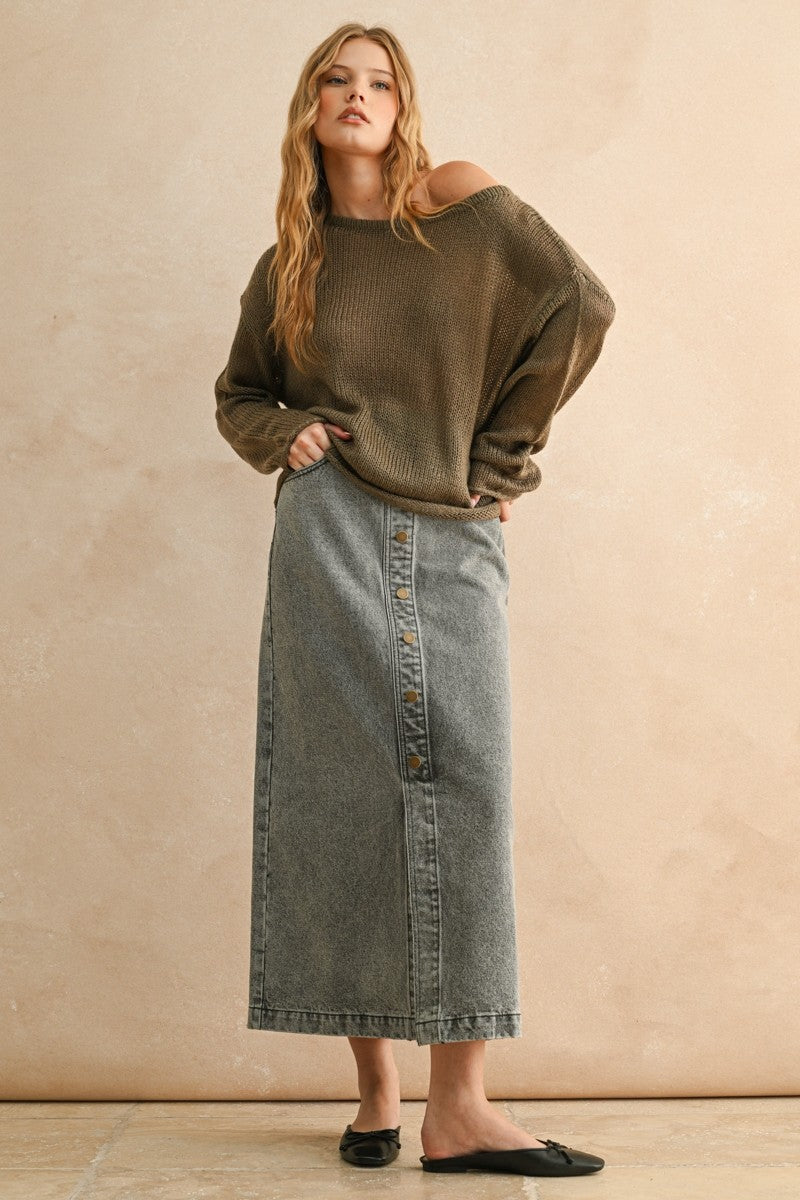 Light Weight Loose fit Knit Top