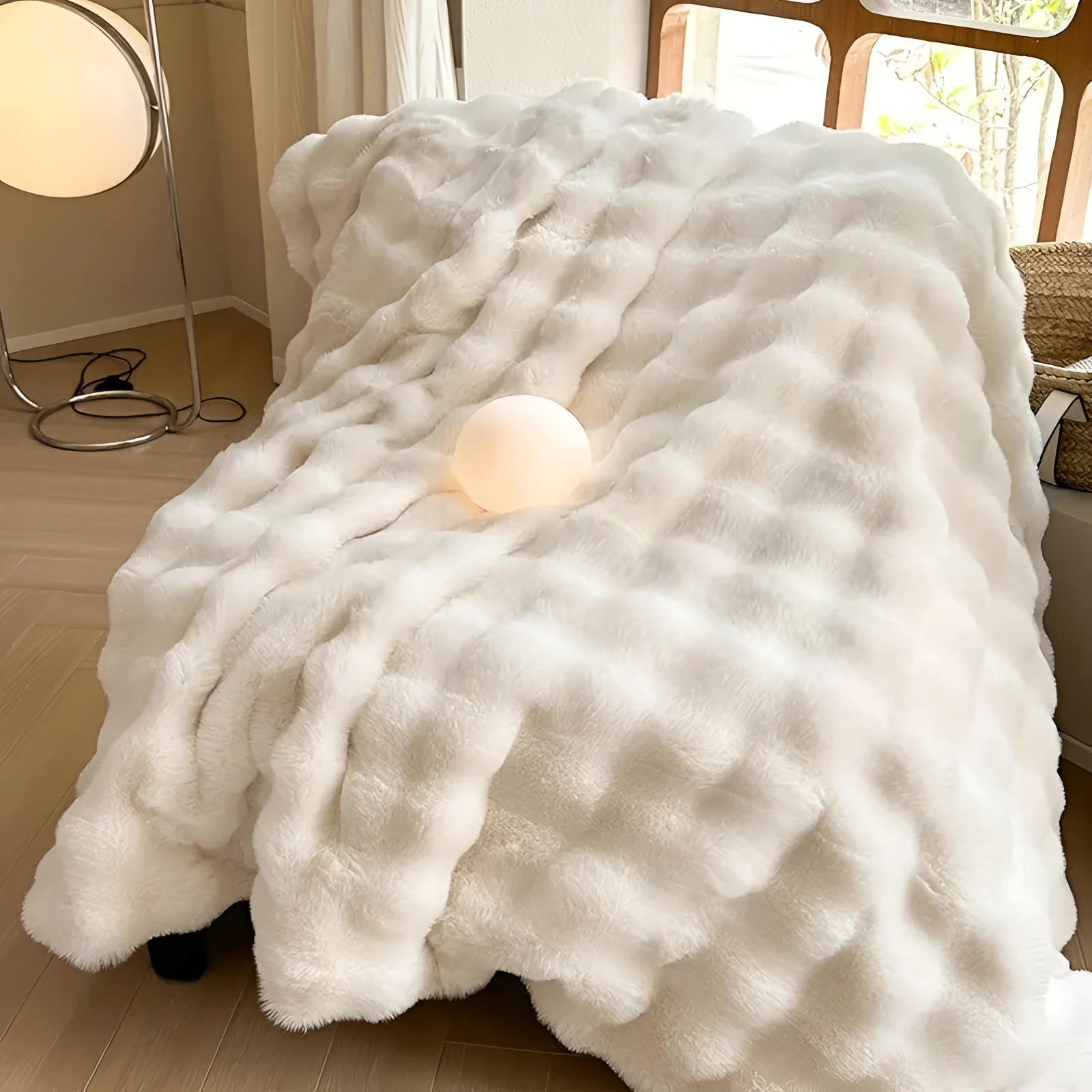 Luxury Handmade Chunky Knit Weighted Blanket - Cozy Designer Throw