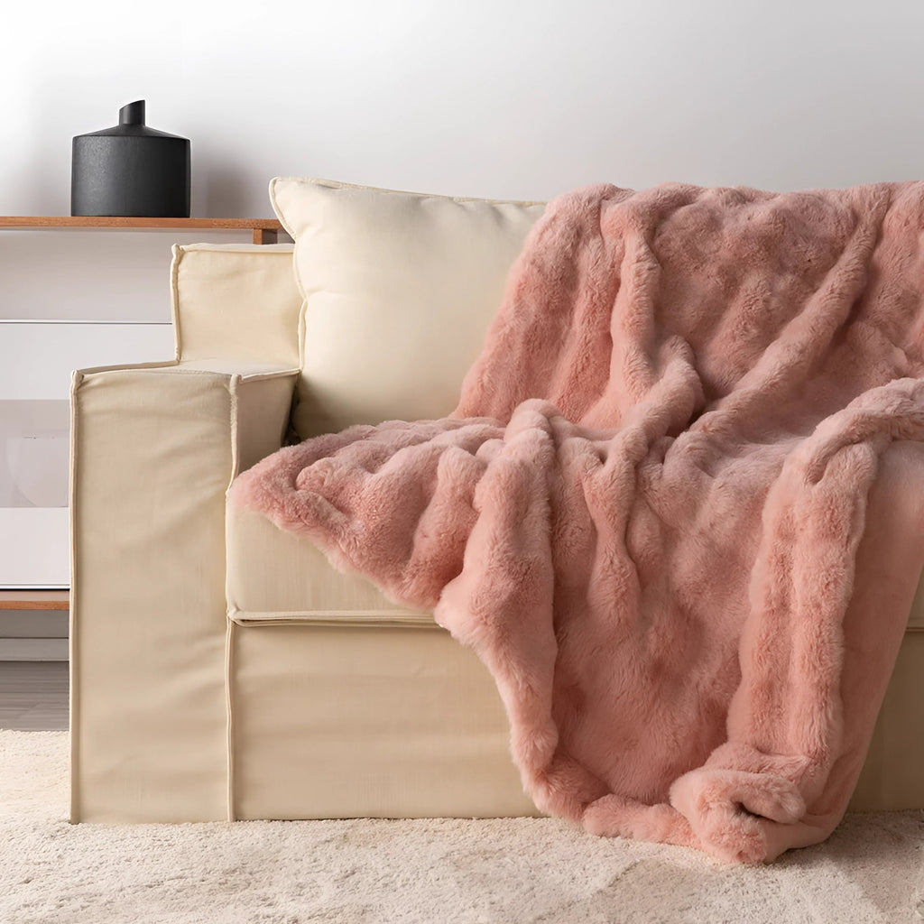 Luxury Handmade Chunky Knit Weighted Blanket - Cozy Designer Throw