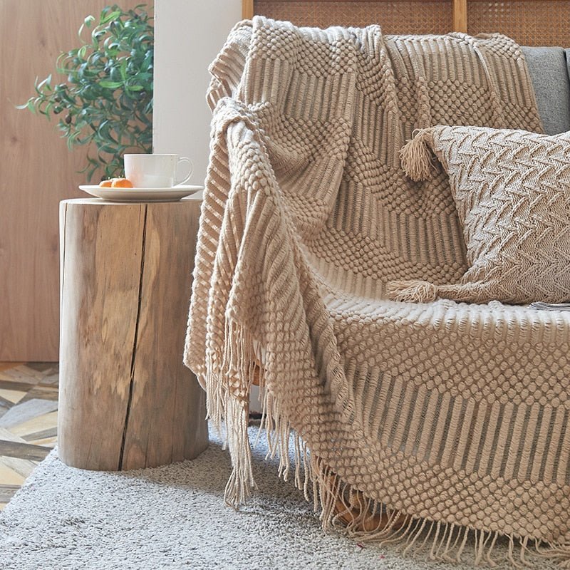 Sofa Knitted Blanket