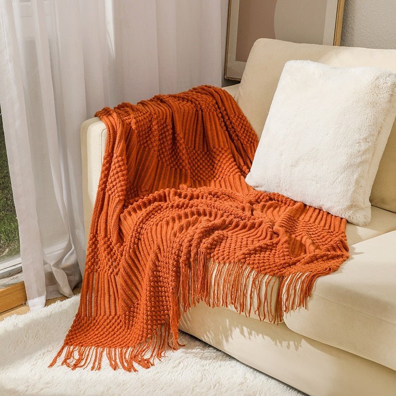 Sofa Knitted Blanket