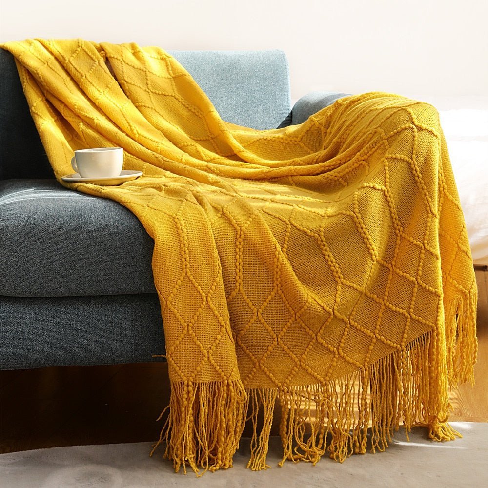 Sofa Knitted Blanket