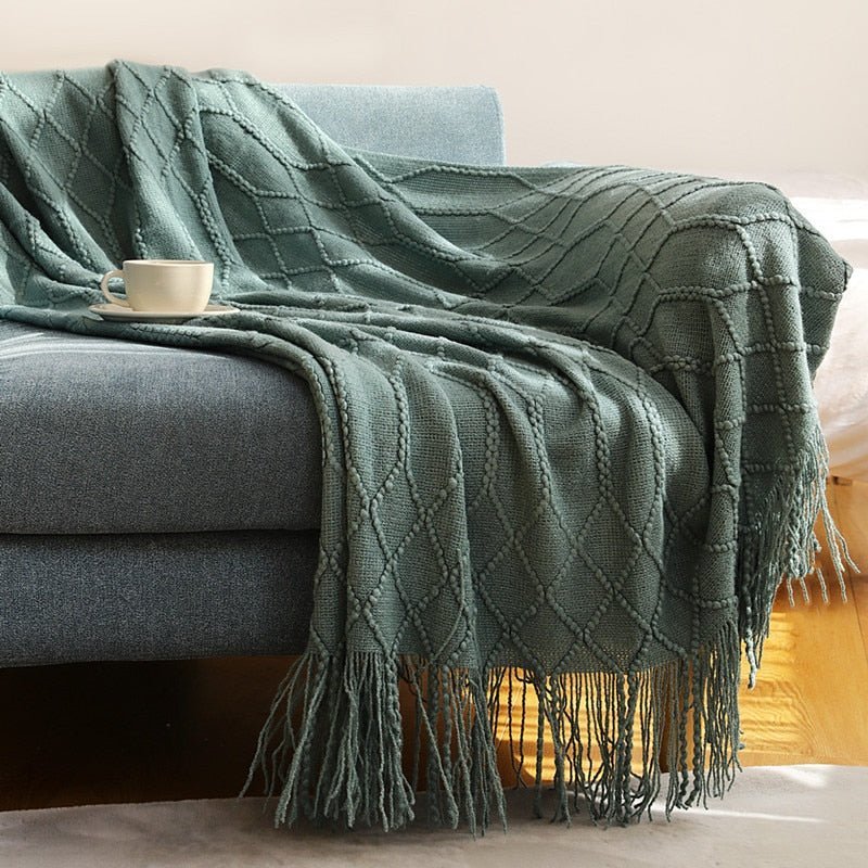 Sofa Knitted Blanket