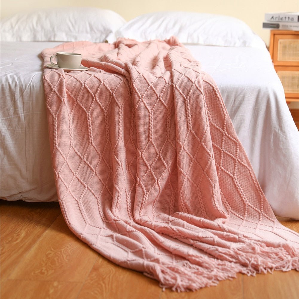 Sofa Knitted Blanket