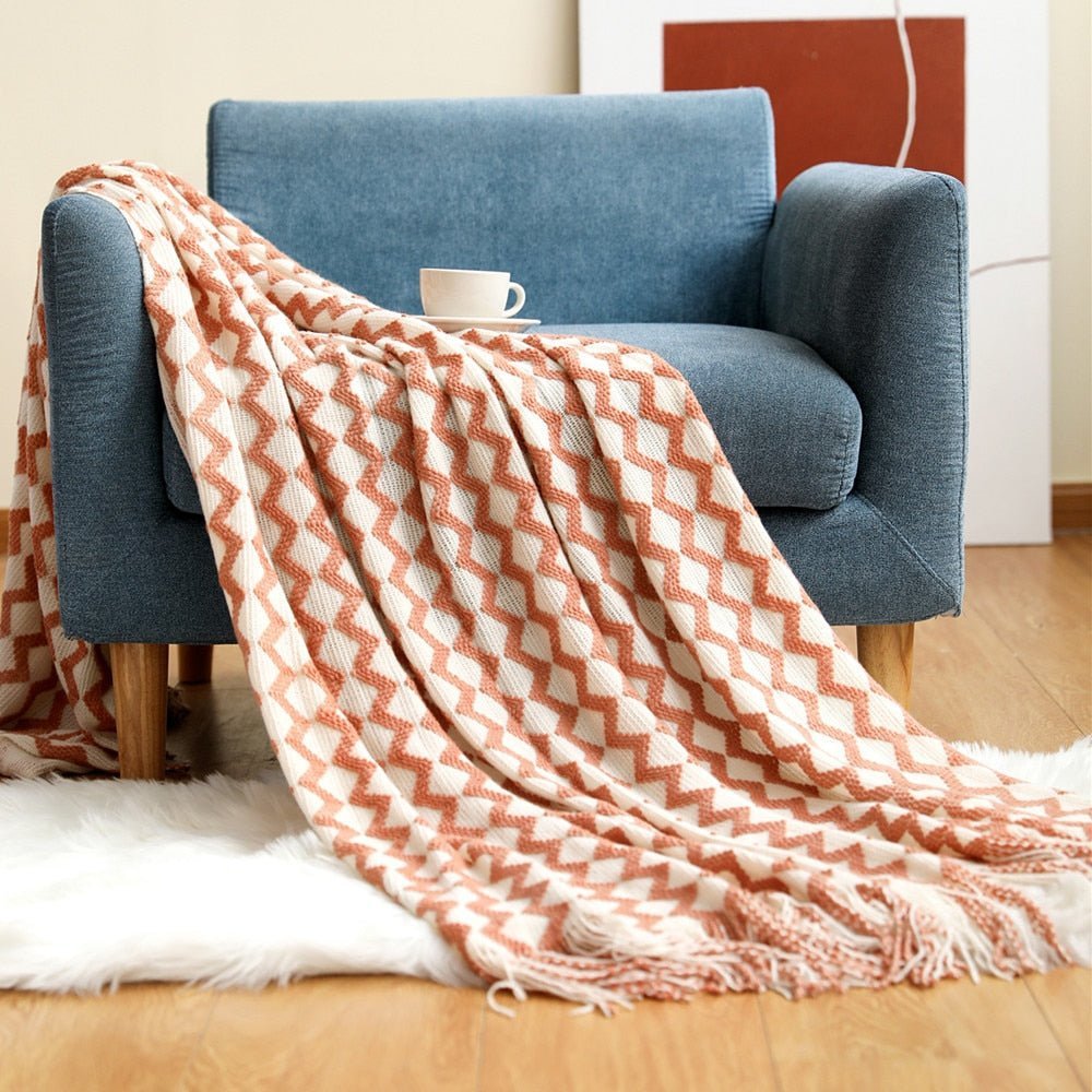 Sofa Knitted Blanket