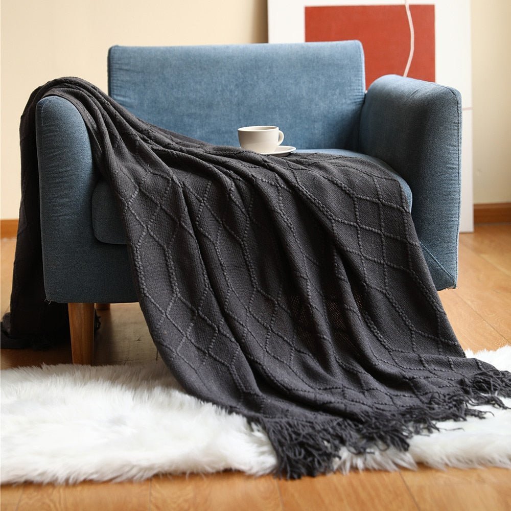 Sofa Knitted Blanket