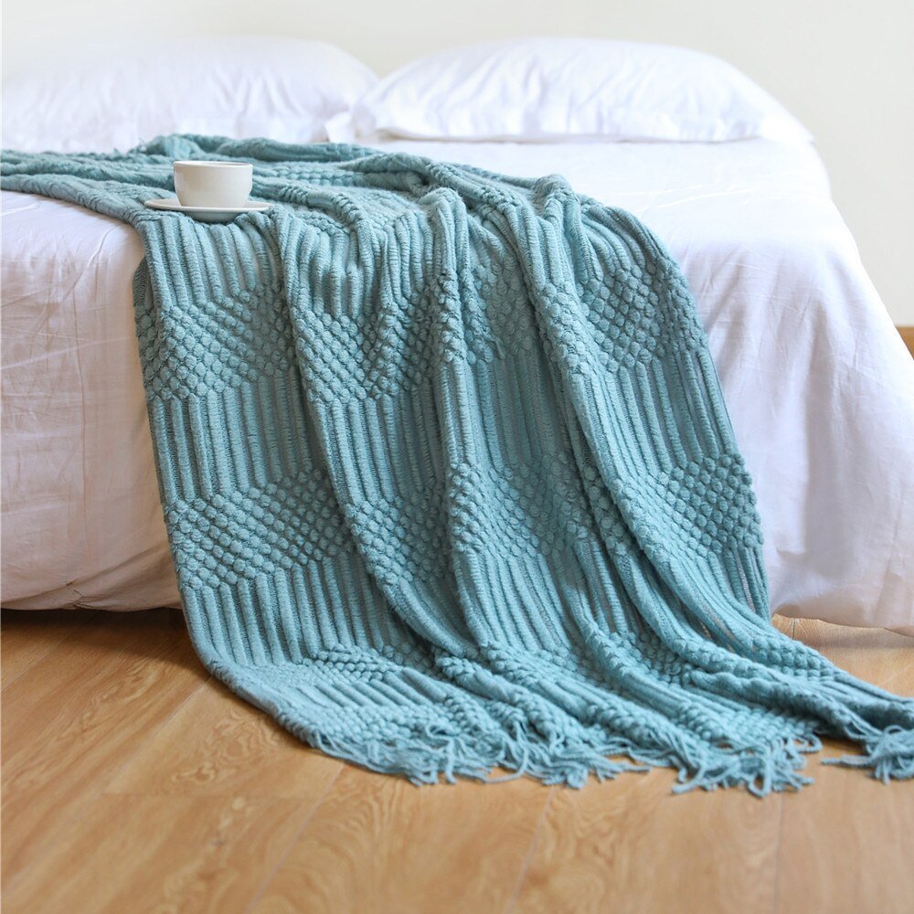 Sofa Knitted Blanket