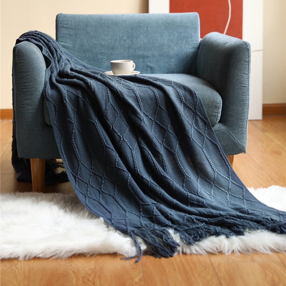 Sofa Knitted Blanket